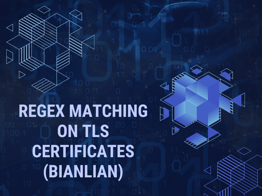 Building Advanced Threat Intel Queries Utilising Regex and TLS Certificates - (BianLian)